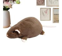 Générique Hamster géant en, Douce de 90 cm, Jouet réaliste avec Fonction de Conception, Accessoire pour, Animal en avec Un Confort Douillet, décoration pour canapé, appart