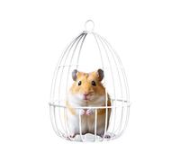 Générique Hamster Hammock - 7.28 inches Sling Cage Toy for Small Pets, Iron Wire Mesh with Swinging, Nest House for Sleeping, Hiding, Training Guinea Pigs, Dwarf Rabbits, Sugar Gliders, and Squirrels