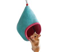 Générique Hamster Hammock - Hangable Cage Decoration | Small Pet Hammock Enrichment Sleeping Rest Bed | for Mice Hamster Gerbil Tiny Pets Indoor Outdoor Cage Comfort Use