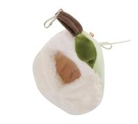 Générique Hamster Hammock - Pear-Shaped Plush Warm with Metal Hook, Soft Hanging Bed for Winter Comfort, Pet Hammock Sugar Glider Cage Accessories for Chinchilla Ferret Squirrel 6 inch