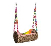 Générique Hamster Hanging Tunnel Ferret Hammock, Chew-Proof Breathable Suspension Bed | Hamsters Swing with Removable Mat, Animal Hammock Winter for Syrian Dwarf Guinea Indoor Home Sugar Gliders