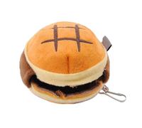 Générique Hamster House - Hamburger Shaped Pet Bed for Small Animals | Velvet Cotton with Soft Design, Guinea Pig Gerbil Chinchilla Hedgehog Nest, for Sleeping, Resting, Warm Shelter