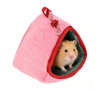 Générique Hamster House - Small Animal Nest, Pet Shelter for Cage Play, Tiny Beast Hammock with Hanging Hook, Pet Habitat, Snug Hideaway for Sleeping Spot and Play Area Corner