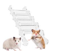 Générique Hamster Ladder | Clear Acrylic Climbing Toys for Hamsters | Acrylic For Hamster Gerbil Mouse Small Animals Habitat, Climbing Exercise Play | Chew Retreat Bridge, Activity Terrace