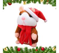 Générique Hamster Parlant - Jouet d'enregistrement sonore de en Peluche, Animal de Compagnie à répétition de mimétisme | Peluche électronique Interactive pour, Apprentissage précoce, Filles et GA