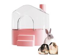 Générique Hamster Sand Bath Container, Large Transparent Sandbox, Small Animal Houses, 7.28x6.93x6.77 inches Habitats for Cleaning, Playing, Exploring, Hiding, Sleeping, Lemming Bathing Fun