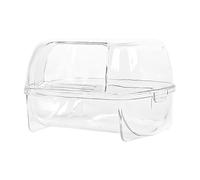 Générique Hamster Sand Bath Container - Transparent Sand Bath Shower Room | Small Animal Habitat Decor | Digging Sands Container for Hamsters Gerbils Mice, Keeps Cage Clean, Safe for Small Pets