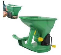 Générique Hand Crank Seeder, 1.5l Capacity Broadcast Dispenser, Adjustable Gear Manual Fertilizer Spreader, Portable Garden Lawn Salt Applicator, Lightweight Yard Farm Planting Tool