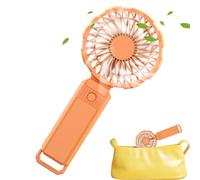 Générique Hand Fan Rechargeable 3 Speed Adjustable USB Rechargeable Cooler