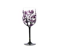 Générique Hand Painted Wine Glasses - 7x22cm Four Seasons Tree Glassware | Artistic Hand Painted Glasses for White Wines Cocktails, Decorative Glassware Set for Home Dining Parties