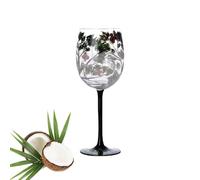 Générique Hand Painted Wine Glasses - 7x22cm Four Seasons Tree Glassware | Artistic Hand Painted Glasses for White Wines Cocktails, Decorative Glassware Set for Home Dining Parties