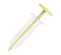 Générique Hand Seeder Spreader, Multipurpose Detachable Dibber Tool, 10x3.2x3.2cm, Reusable Seed Dispenser, Precision Garden Sower, Adjustable Seeder for Carrot Pepper Corn Cucumber