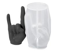 Générique Hand Shaped Silicone Mold - Soft 3D Semitransparent | Gesture Casting Mold, DIY Craft Tool | Home Decoration Molds for Halloween Valentine's Day New Year Creative Resin Art Projects