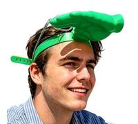 Générique Hand Shaped Sun Hat, Adjustable Novelty Cap Headwear Funny Design UV Protection Summer Hat, Lightweight Wide Brim Sunshade for Women Men Kids Beach Travel Outdoor Party Festival Use