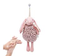 Générique Hand Towel - Bunny Shape Cloth, Cute Towels for Bathroom Use, Absorbent Drying with Quick Dry, Home Linen, Decorative Bunny Towels for Kitchen Space and Beach Trips