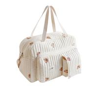 Générique Handbags for Women, Multi-Pocket Canvas Bag with Adjustable Strap, Diaper & Travel Storage Pouches, Fashion Luggage Bag for Outdoor, Daily Use