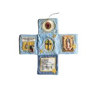 Générique Handcrafted Devotional Book, Pocket Prayer Guide, Portable Daily Design, Thoughtful Handmade Finish, Inspiration Journal for Home Use, Baptism, Communion, Spiritual Reflection, Multicolor
