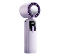 Générique Handheld Blower - Foldable Cooler for Refreshing | Turbine Internal Blade with Type C Charging & Compact Pocket Body for Subways, Office, Golf and Theme Park Adventures, 18.2x5.8cm