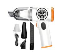 Générique Handheld Car Vacuum - 7.87 inch Powerful Suction Cleaner | ABS Electronic Components Cordless Duster - Portable Car Home Vacuum for Sedans SUVs RVs Minivans Tight Spaces Cleaning