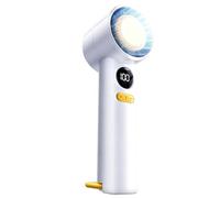 Générique Handheld Cooling Fan | 100-Speed Digital Display Portable Fan