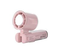 Générique Handheld Cooling Fan - Folding Personal Cooling Fan | Digital Display Hot Weather Must Have | 199 Wind Modes Lights Transparent Wind Power, Ice Compress Neck Fans, for Girls Boys