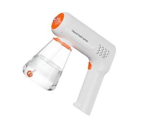 Générique Handheld Electric Sprayer - ABS Rechargeable Atomizer 22x18x9cm 420ml Tank Blue Light And Spray Modes - Portable Odor Control Mist Device For Pets Home Office Car And Daily Freshening