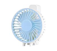 Générique Handheld Fan - 128g 3 Wind Speeds 5V-1A | Foldable Small Fan For Dormitories And Outdoor Use | Travel Pocket Fans With Large Capacity Lithium Battery For Personal Cooling