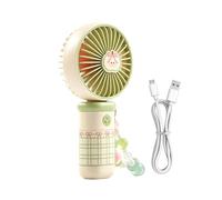 Générique Handheld Fan - 3 Speeds Pocket Cooling Gadget | Small Air Blower, Handheld Air Circulator, Rechargeable Cooling Gadget for Travel Outdoor Patio Beach Camping Backyard Library Office Summer