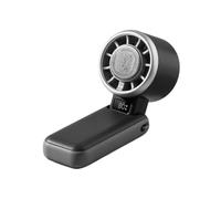 Générique Handheld Fan 5 Speeds 3600mAh Ice Cooling USB Rechargeable
