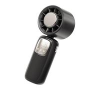 Générique Handheld Fan, Portable Fan, Adjustable Speeds with LED Display 6.34x2.44x0.1 Inches, Foldable Blower for Makeup, Working, Commutes, Hot Weather, Travel Cooling Device, Personal Breeze Tool