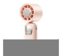 Générique Handheld Fan, Portable Fan, Adjustable Speeds with LED Display 6.34x2.44x0.1 Inches, Foldable Blower for Makeup, Working, Commutes, Hot Weather, Travel Cooling Device, Personal Breeze Tool