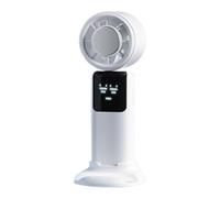 Générique Handheld Fan Rechargeable - High Speed Portable Fans,folding Cooling Tool | Battery Powered Fan For Outdoor Home Camping Car Desktop Office Work Summer Women Kids