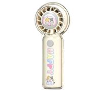 Générique Handheld Fan | USB Rechargeable 3-Speed Cartoon Cute Summer Tool | Personal Fan Handheld | for Beach Vacation Outdoor Indoor Travel Home Office