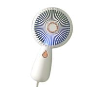 Générique Handheld Fan - USB Rechargeable 9x4x16cm | Portable Handheld Fan With Colorful Light, Mini Fans For Outdoor Indoor Use | Lightweight Personal Cooling Fans For Travel Office Home