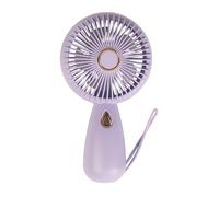 Générique Handheld Fan - USB Rechargeable 9x4x16cm | Portable Handheld Fan With Colorful Light, Mini Fans For Outdoor Indoor Use | Lightweight Personal Cooling Fans For Travel Office Home