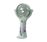 Générique Handheld Misting Fan, Quiet 100 Speeds, Mini USB Rechargeable | 4.33x3.15x8.46in Desk Fan with Water Mist for Summer Walking Commuting Camping Travel Home Desk Office