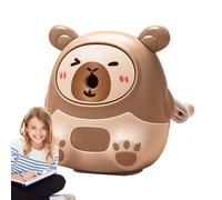 Générique Handheld Pencil Sharpener - Portable Pencil Cutter for School | Manual Spinner Cutter with Capybara Shape Cartoon Design Supplies for Individual Crayon Drawing Art