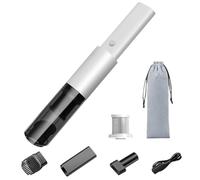 Générique Handheld Vacuum - Red Wireless Car Vacuum, Fast Charge Compact | Vehicle Interior Upholstery Cleaning, Home Small Space Debris Removal, Car Seat Crumbs, Household Spot