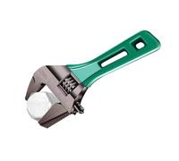 Générique Handle Wrench | Wide Jaw Opening Adjustable Spanner | Short Shank Wrench Large Openings Bathroom Spanner Repair Tool For Washbasin Tube Nut