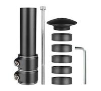 Générique Handlebar Risers Adjustable Aluminium Alloy Extender | Bicycle Handlebar Extender For City Mountain Cycling Exercise Riding Daily Commuting Treadmill