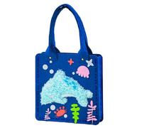 Générique Handmade Book Bag - Artisan, Single Crafted Caddy for Learning Archives, Fiber Holdall with Sewn Borders, Academy Kits, Stitched Pack for Studios, Workshops and Campsites