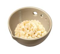 Générique Handmade Garlic Grater Bowl - Efficient Garlic Preparation, 5 Hole Resin Grinding Plate, Multi Functional Kitchen Tool | Food Grater Dish for Pasta Chocolate Ginger Lemon Cheese Salads