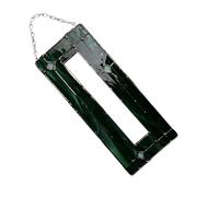 Générique Handmade Stained Glass Photobooth Frame,2026 New Vertical Hanging Photo Strip Frame,Copper Foil Art Photo Frame for 2x6 Inch Photo Strips,Play of Light & Memory (Green)