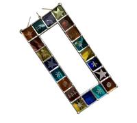 Générique Handmade Stained Glass Photobooth Frame,2026 New Vertical Hanging Photo Strip Frame,Copper Foil Art Photo Frame for 2x6 Inch Photo Strips,Play of Light & Memory (Colors)