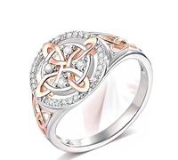 Générique Handmade Witch's Return-Knot Protection Ring, Witches Knot Ring, Protect Your Loved Ones (10)