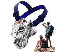 Générique Handsfree Beam Light - Rechargeable Headlamp for Outdoor Tasks | LED Source with Type C Charging, Motion Sensor Control, Waterproof Lighting Gear, Adjustable Brightness Tool for Repairing