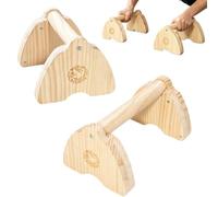 Générique Handstand Bars Gymnastics Ergonomic Calisthenics Parallel Stands | 2-Piece Push Up Dip Bar Parallettes for Adults Women Indoor Outdoor Home Gym Office Floor