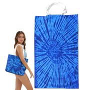 Générique Handtuchbeutel*1 Stück Faltbarer und saugfähiger Rucksack 160 Zentimeter x 80 Zentimeter - Verwandelbar in EIN Strandtuch,Für Sommer, Outdoor, Reisen, Pool, Picknick, Camping, Yoga
