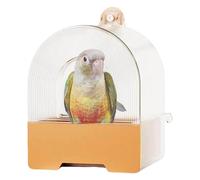 Générique Hanging Bird Bath Cube - Bird Bathtub | Cage Birds Bath Box, for Bathing Tub, Pet Birds Bathing Box with Hooks, Hanging Feeder Boxes Bathings Tubs for Canary Budgies Bathtub