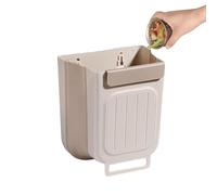 Générique Hanging Kitchen Bin - Apartment Bathroom Bin, 27.5x25x16cm Waste Bins Kitchen for Apartments, PP Trash Storage with Compact Design, Toilet Trash Basket, Toilet Waste Bins for Disposal Use